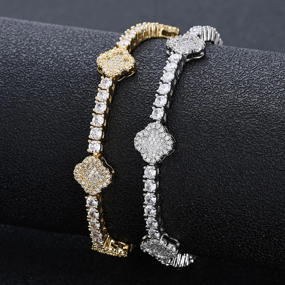 SOLARA TENNIS – Zircon Link Bracelet