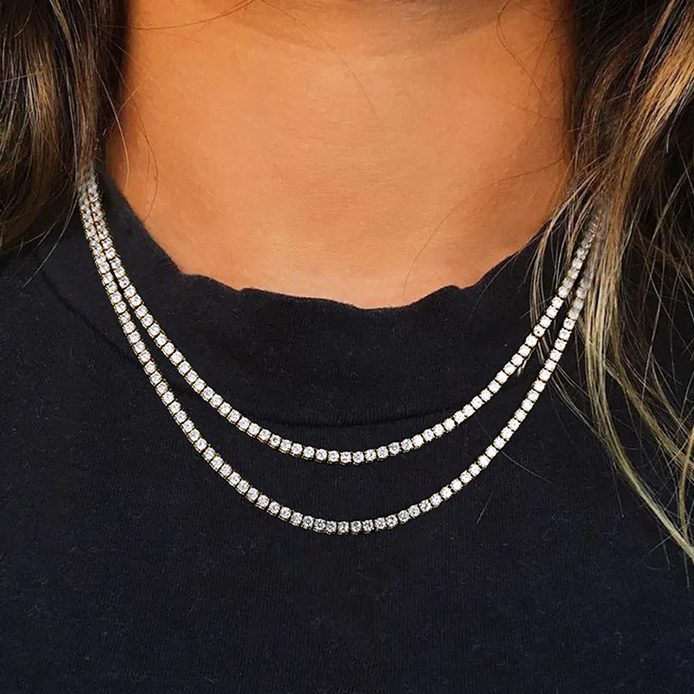 ARCTIC TENNIS – Iced Out CZ Necklace