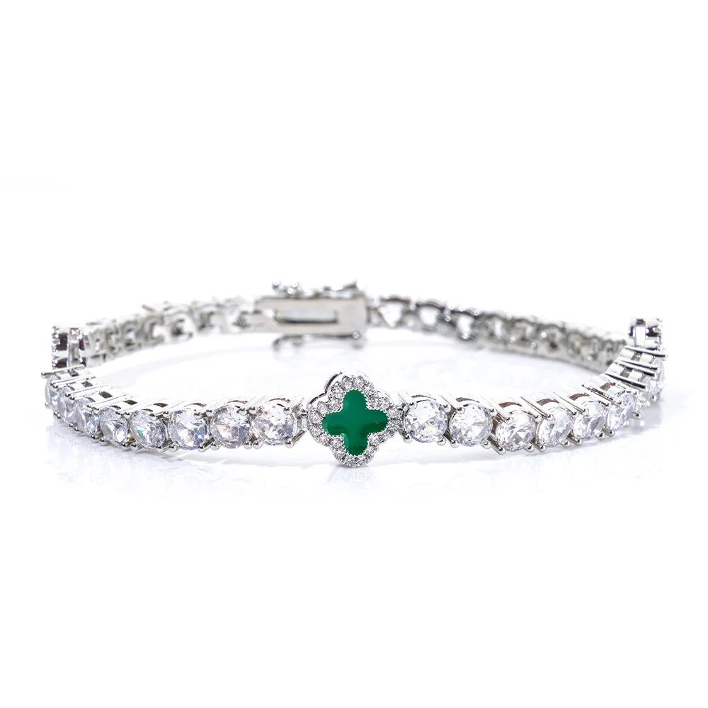 NOVO TENNIS – Iced Out Zircon Bracelet