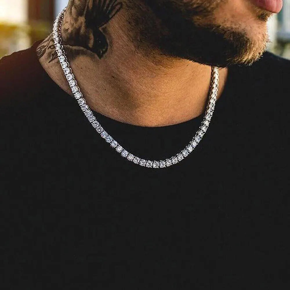 ARCTIC TENNIS – Iced Out CZ Necklace