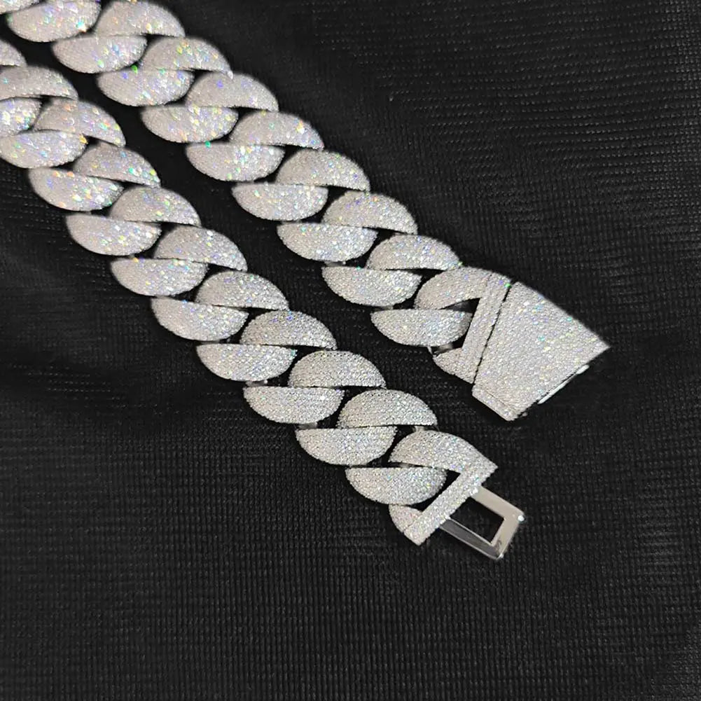 VORTEX CUBAN – 24mm Diamond Link Chain