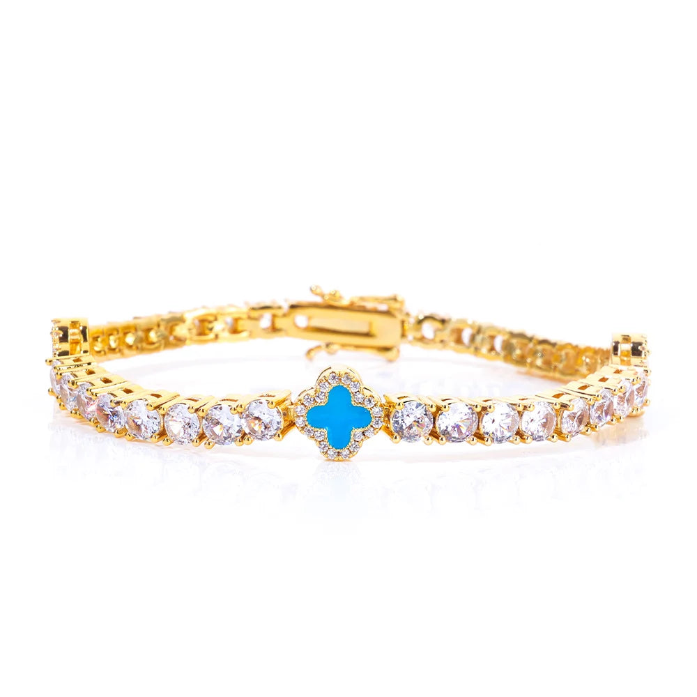 NOVO TENNIS – Iced Out Zircon Bracelet