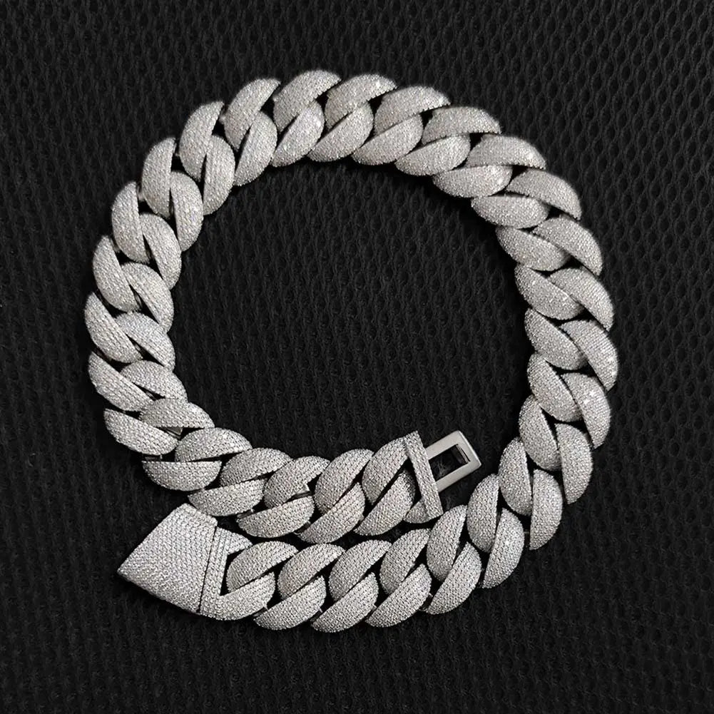 VORTEX CUBAN – 24mm Diamond Link Chain