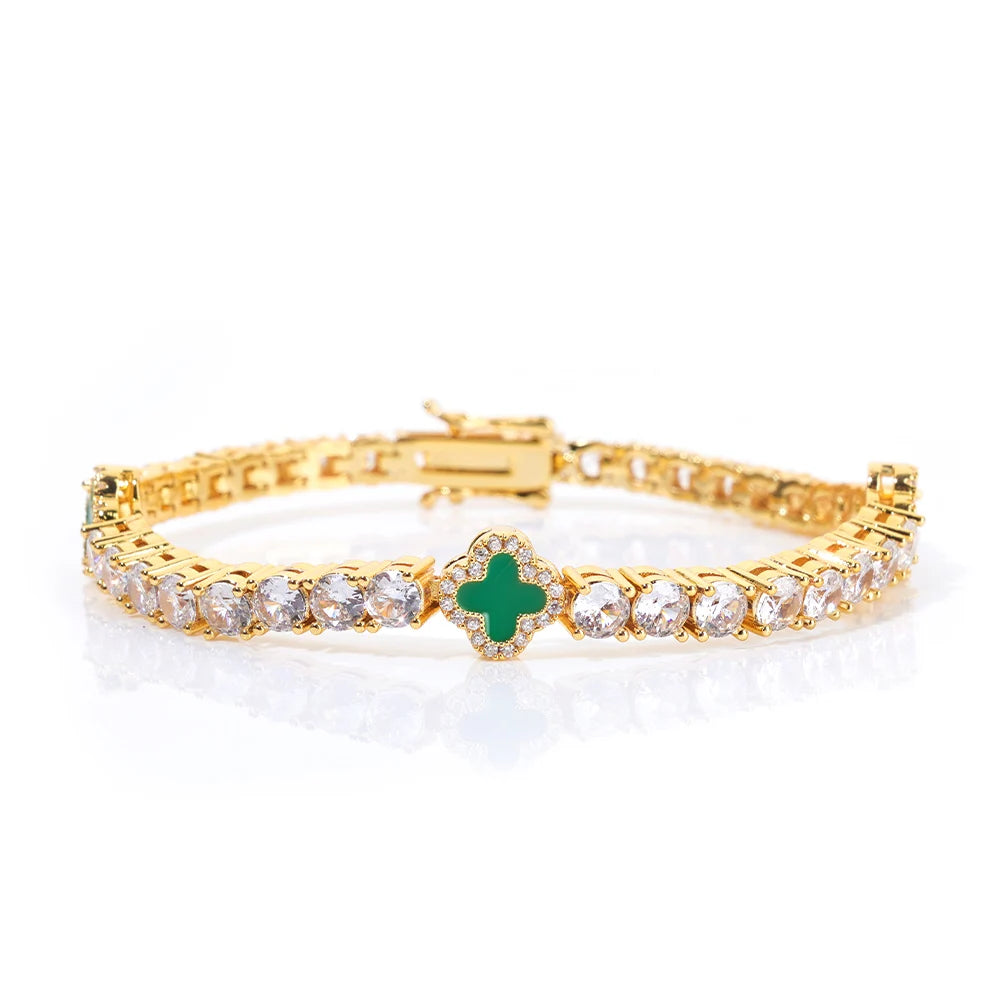 NOVO TENNIS – Iced Out Zircon Bracelet
