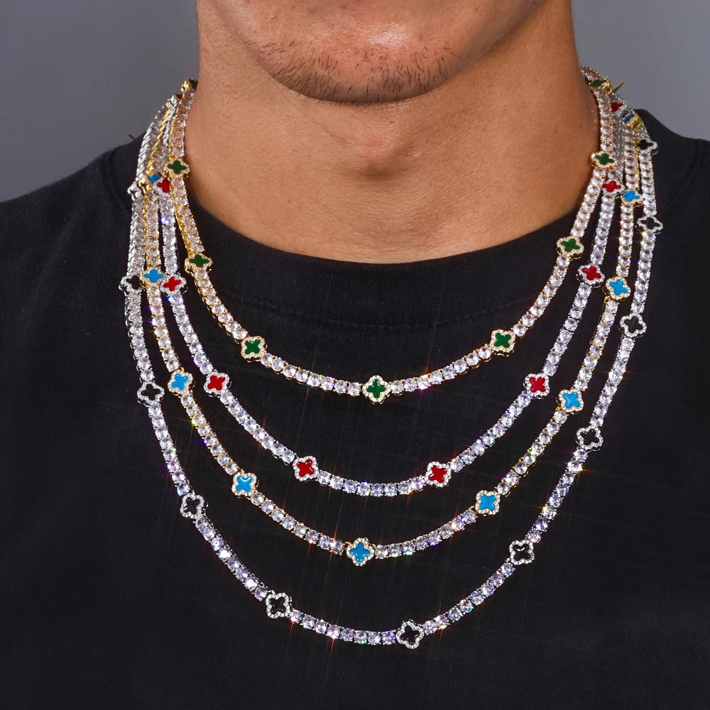 NOVO TENNIS – Iced Out Zircon Necklace