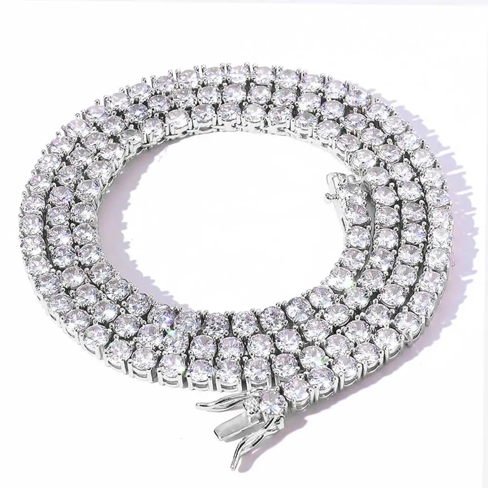 ARCTIC TENNIS – Iced Out CZ Necklace
