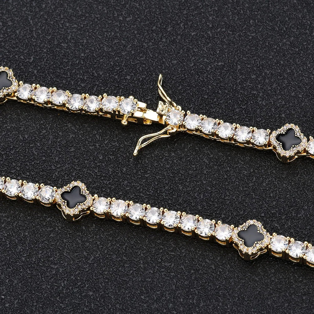 LUMINA TENNIS – Gold Zircon Bracelet