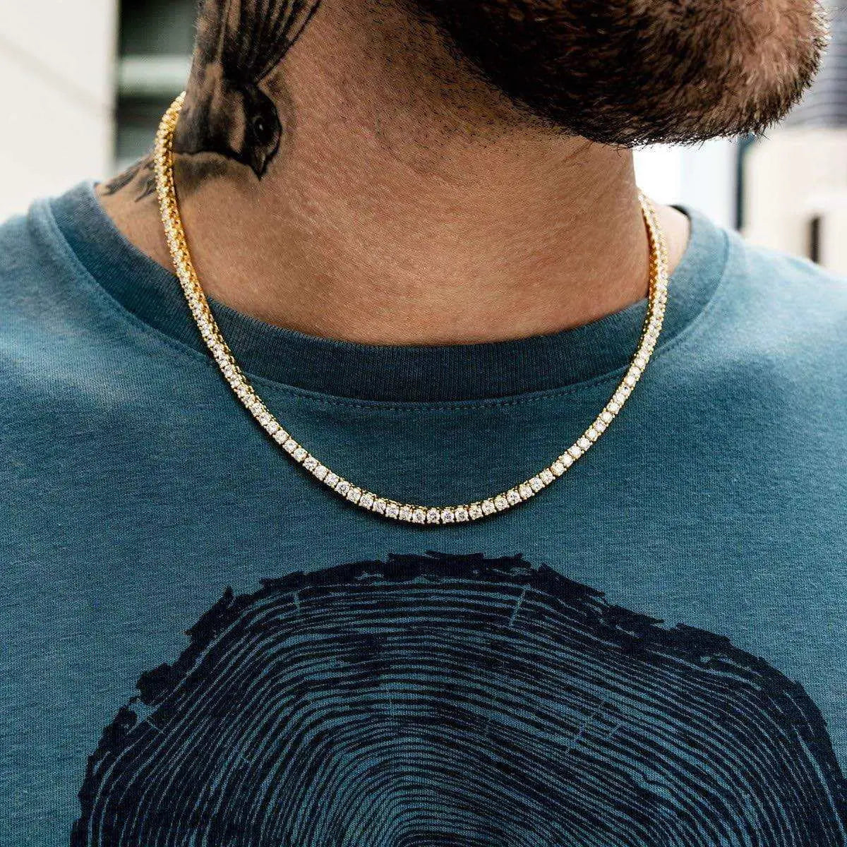 ARCTIC TENNIS – Iced Out CZ Necklace