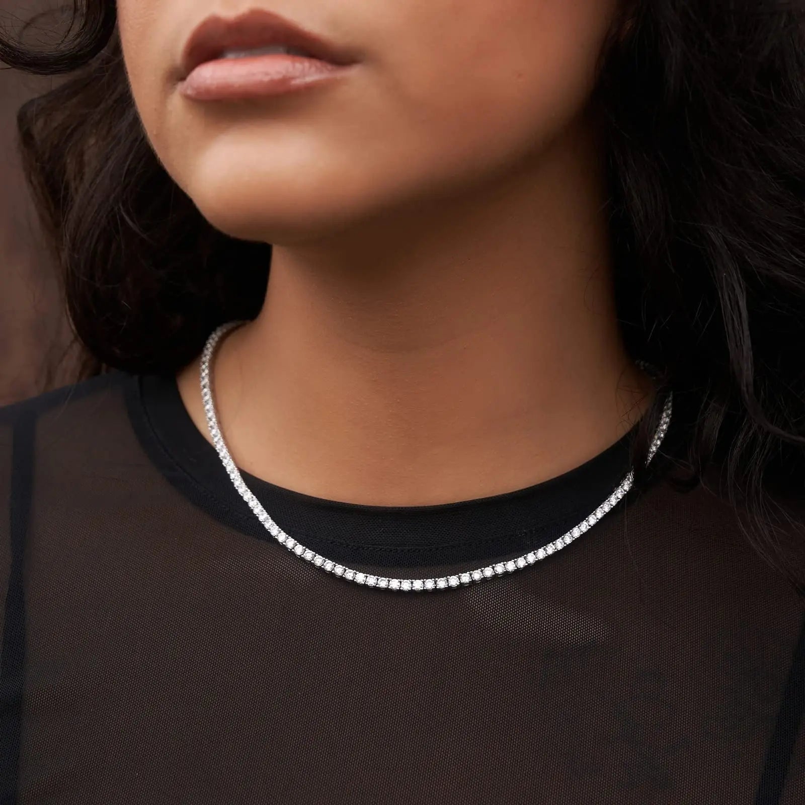 ARCTIC TENNIS – Iced Out CZ Necklace