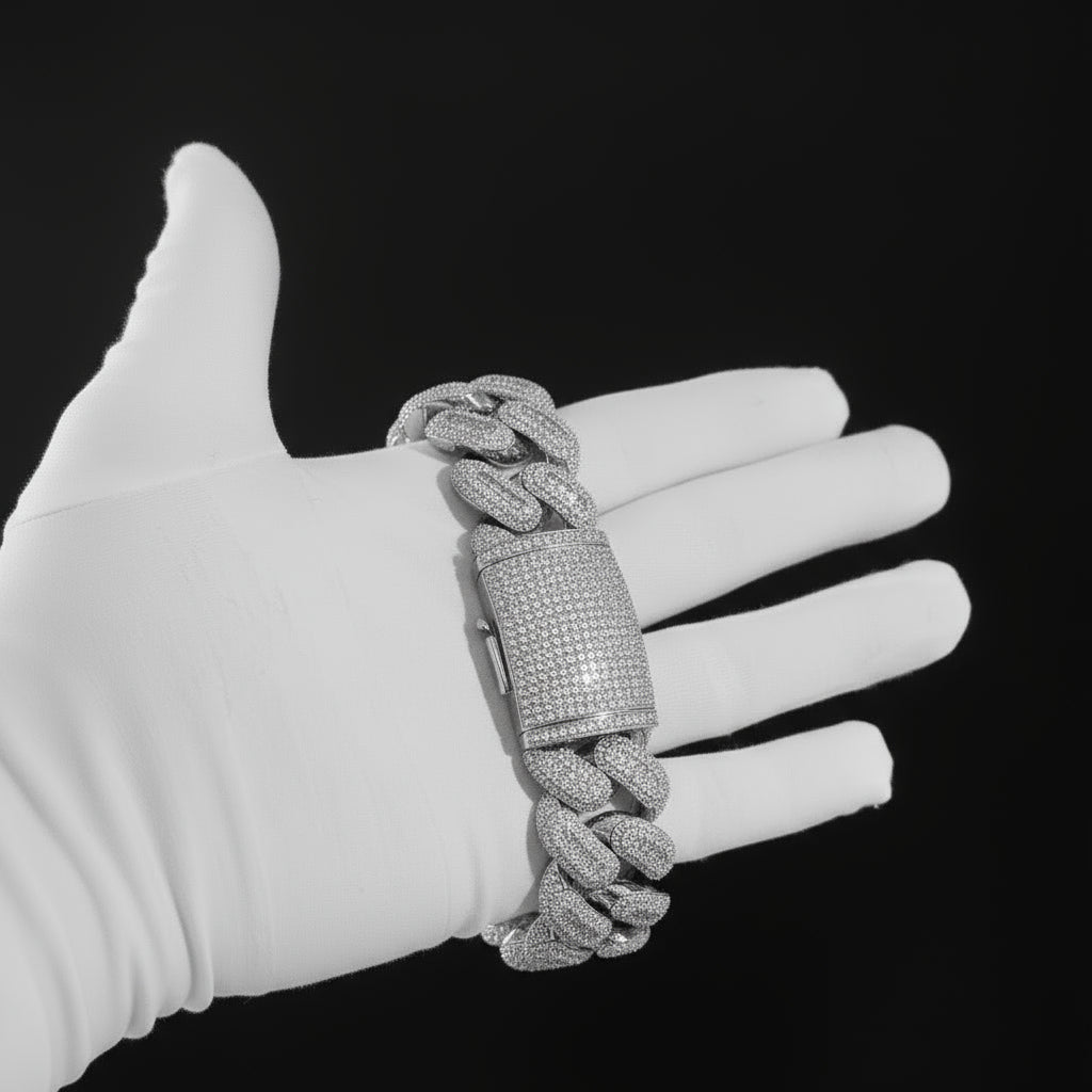Iced Out Cuban Link Bracelet 29mm