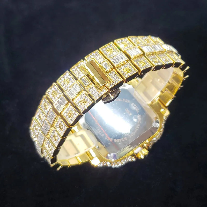 LYON NOIR Stainless Steel Quartz Watch