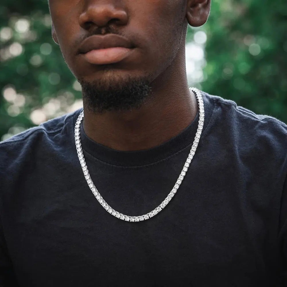 ARCTIC TENNIS – Iced Out CZ Necklace