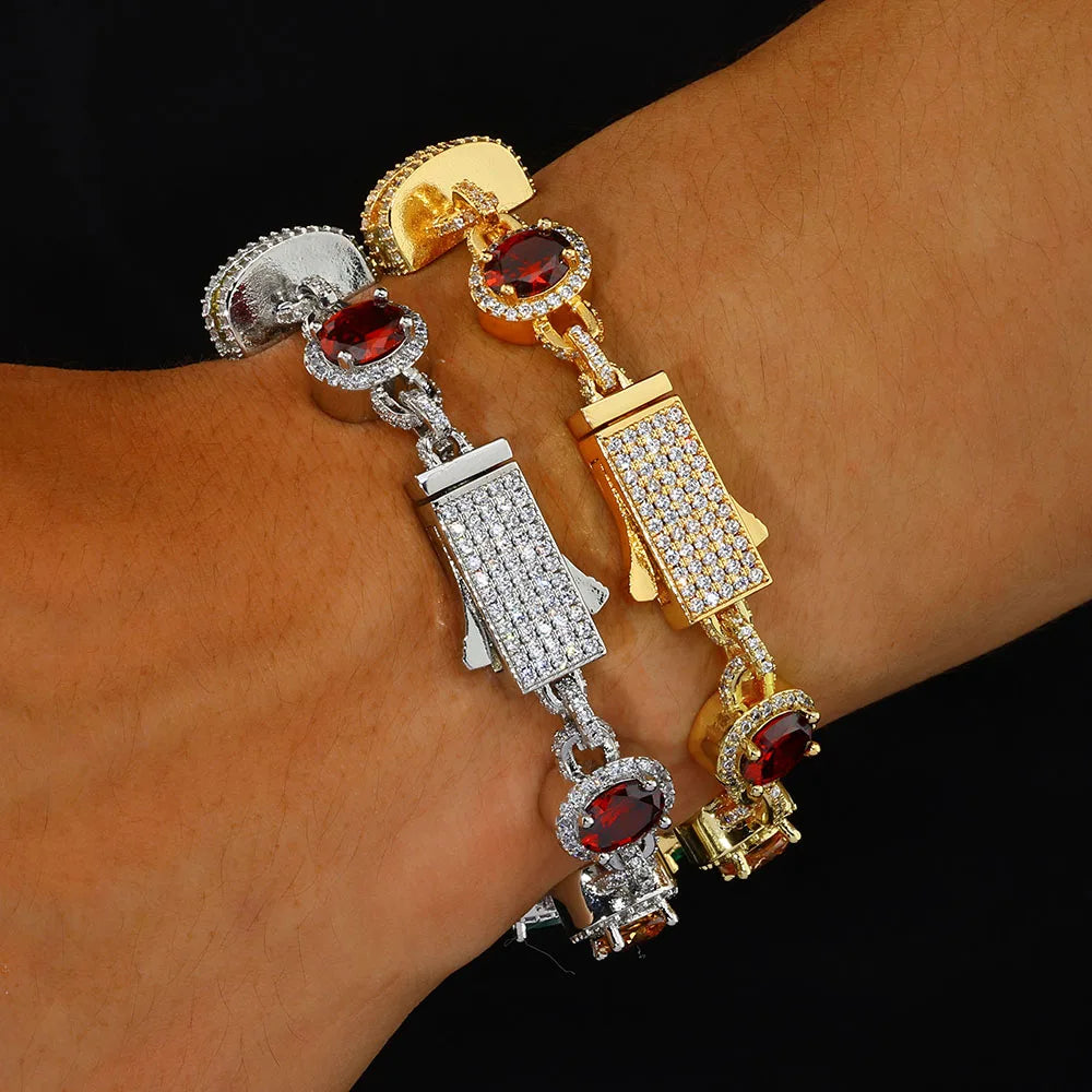 PECTRA TENNIS – Rainbow Zircon Bracelet