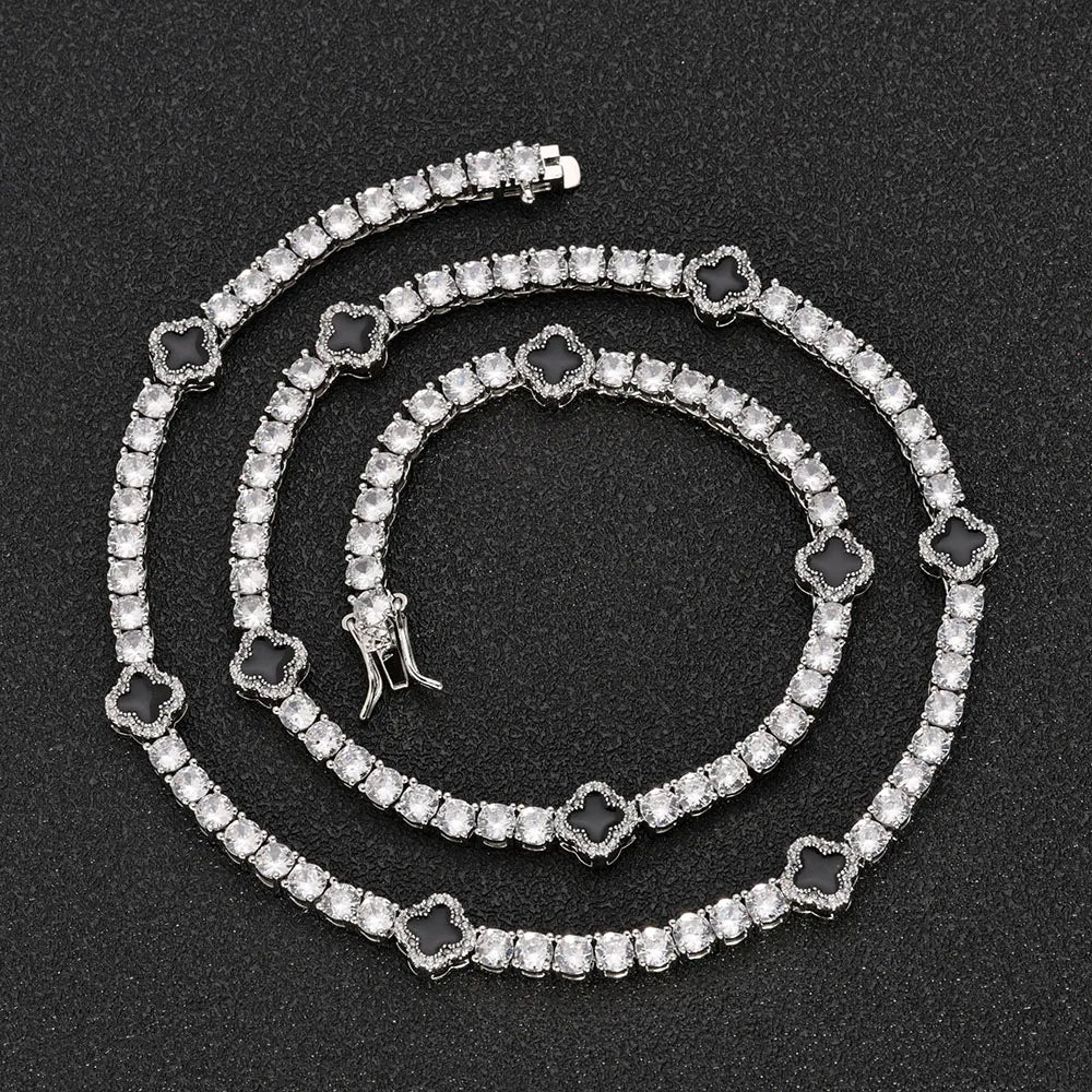 LUMINA TENNIS – Gold Zircon Chain