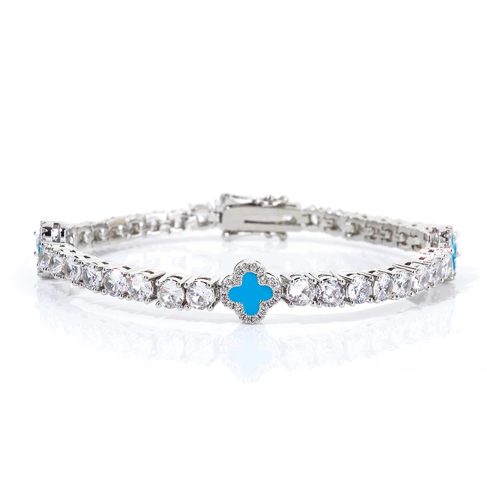 NOVO TENNIS – Iced Out Zircon Bracelet