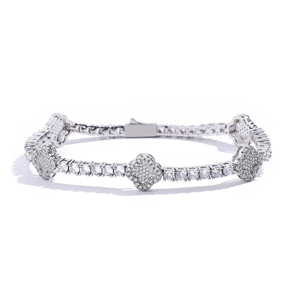 SOLARA TENNIS – Zircon Link Bracelet